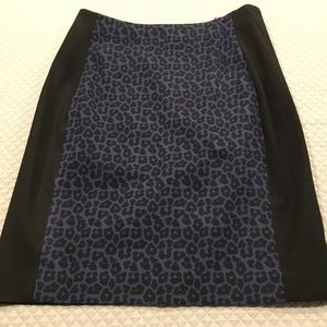 Banana Republic Leopard Pencil Skirt